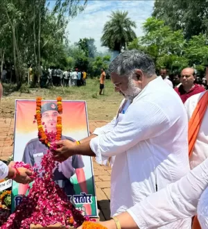 बदायूँ के लाल ग्राम सभानगर के वीर शहीद मोहित राठौर पुत्र .